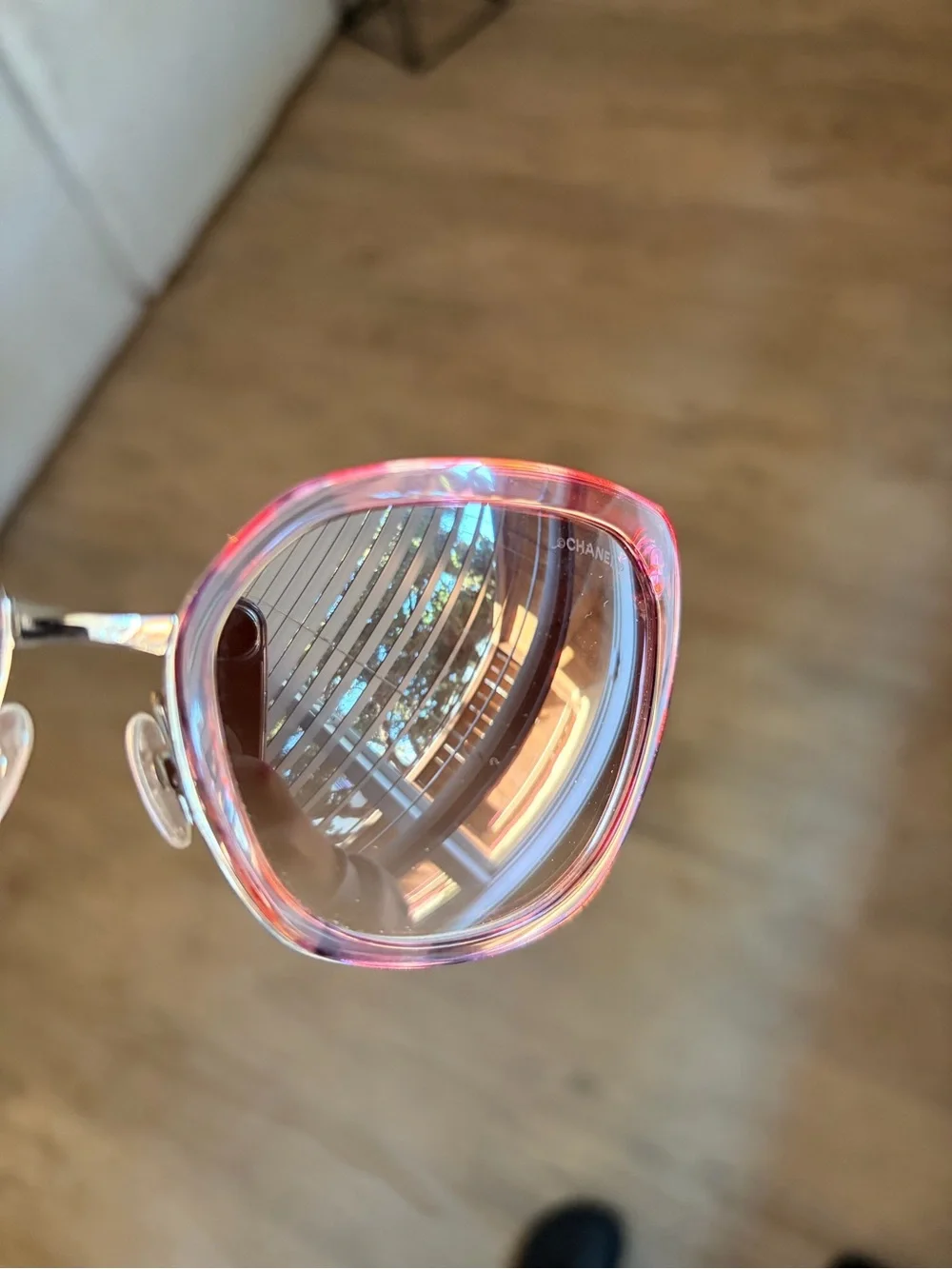 Chanel Women’s Pink Gradient Cat-Eye Sunglasses